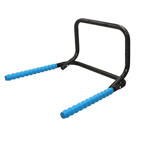 Fahrrad Wandhalterung Die faltende Fahrradwandhalterung kann 2 Fahrräder aufhängen, geeignet for Haushalts- / Garagen-Fahrrad-Display-Rack, lasthaltige 100kg (Color : Blue)