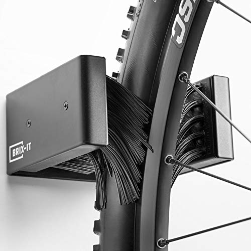 brix-it Fahrrad Wandhalterung Fahrradhalter für alle Reifenbreiten MTB Rennrad etc (1 Stück)