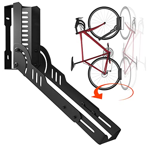 Fahrrad Wandhalterung Schwenkbar/Garage/Vertikal Fahrradhalterung-Wand, Aufhängung Für Ebike, Rennrad und MTB