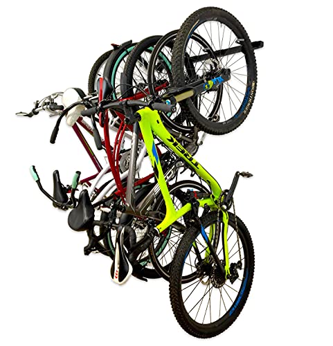 StoreYourBoard Omni Fahrradständer, für 5 Fahrräder, Heim- und Garagenverstellbare Fahrradwandhalterung