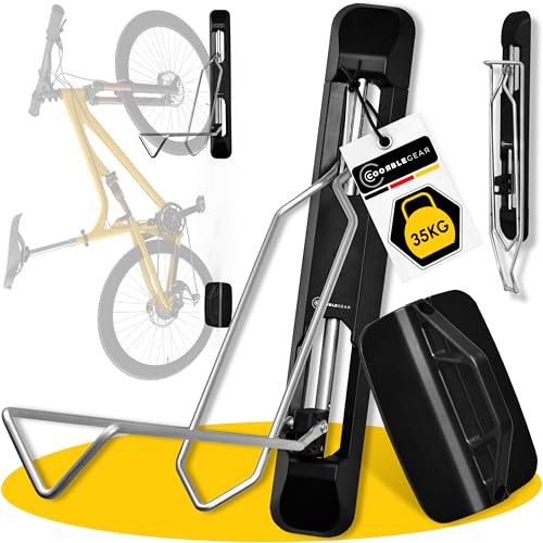 COORBLEGEAR Mountainbike-Wandhalterung Fahrrad Garage Senkrecht Schwenkbar 35kg MTB Bike für E-Bikes Wand